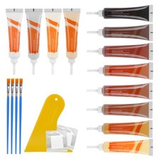 Wood Furniture Repair Kit-12 Colors Wood Filler, Laminate Floor Repair Kit- R...