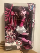 Rare 2015 Mattel Monster High Draculaura Frightfully 17" inch Tall Ghouls Doll