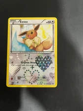 Eevee RC14/RC25 Radiant Collection BW Legendary Treasures Pokemon Card  LP
