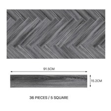 Vinyl Plank Flooring 5.02m² PVC Kitchen Room Floor Tile Laminate Flooring 36pcs 