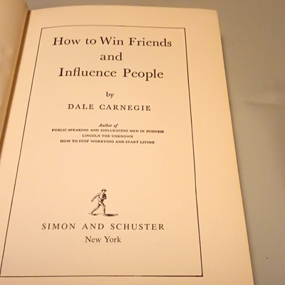 Vintage 1938 How to Win Friends and Influence People Dale Carnegie Hardcover