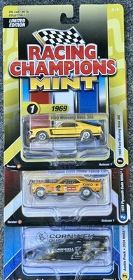 2025 Racing Champions MINT ALL 3 Car lot VERSION B 1/64 Set (Brand