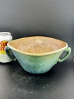 Roseville Earlam Green/Blue/Tan 4" by 8 1/2" Bowl