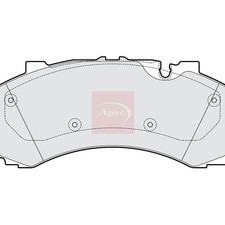 APEC Bremsbeläge Vorne Für AUDI A7 Sportback 4KA 2017 BRAKE PADS R90 PAD2167