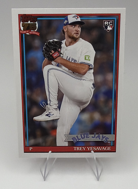 2026 Topps Series 2 - TREY YESAVAGE - 75 Years of Baseball RC Blue Jays #91B2-33