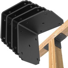 4x4x3.5 Pergola Brackets,Heavy Duty L Bracket for Wood,(4pcs) Corner Brackets...