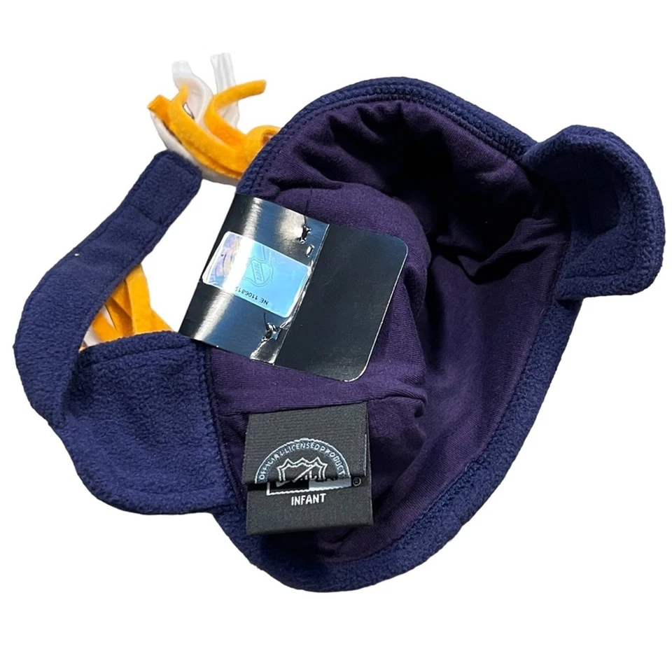 New Era Buffalo Sabres NHL Copo de Nieve Polar Doble Pom Infante Invierno Sombrero Nuevo con Etiquetas Foto 3 de 4
