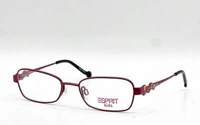 NEW ESPRIT KIDS ET9388 517 BURGUNDY AUTHENTIC EYEGLASSES 46-16