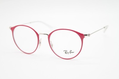 NEW RAY-BAN RB 1053 4066 RED SILVER AUTHENTIC EYEGLASSES 45-18