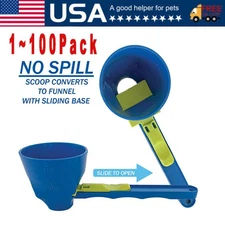 Protein Powder Funnel Spoon Measuring Spoon Funnel With Longer Handle