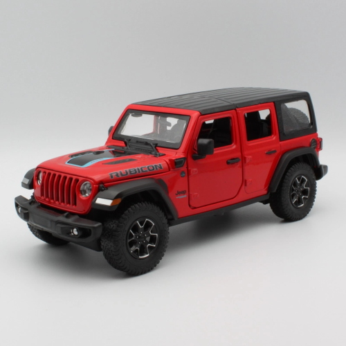 Jeep Wrangler Rubicon 4XE Red 1:24 Rastar Auto Stradali -D- Neues Modell-image