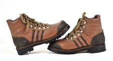 adidas Trekking Boots Leder 70er 70s Schuhe Stiefel Gr. EU 41 Vintage Yugoslavia