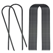 20 Pack 10 Inch Heavy Duty Trampolines Wind Stakes Galvanized Steel Garden St...