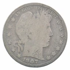 Better 1907-S US Barber 90% Silver Half Dollar Coin Collection Set Break *840