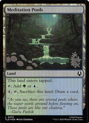 Meditation Pools Foil #272 Avatar: The Last Airbender MTG Common Land