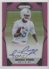 2017 Panini Prizm Rookie Auto Pink Prizm Isaiah Ford #RA-IF Auto 0w8