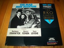 THE MAD MISS MANTON Laserdisc LD BRAND NEW SEALED VERY RARE RKO CLASSIC 
