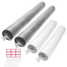 4 Pcs Rug Storage Bag, Jumbo Plastic Rug Bags for Storage Carpet Up to 9 x 12...