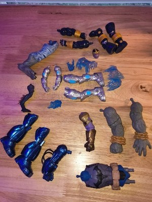 McFarlane, Marvel Legends and DC BAF Lot 20+ parts, head, arms, legs, torso, ice