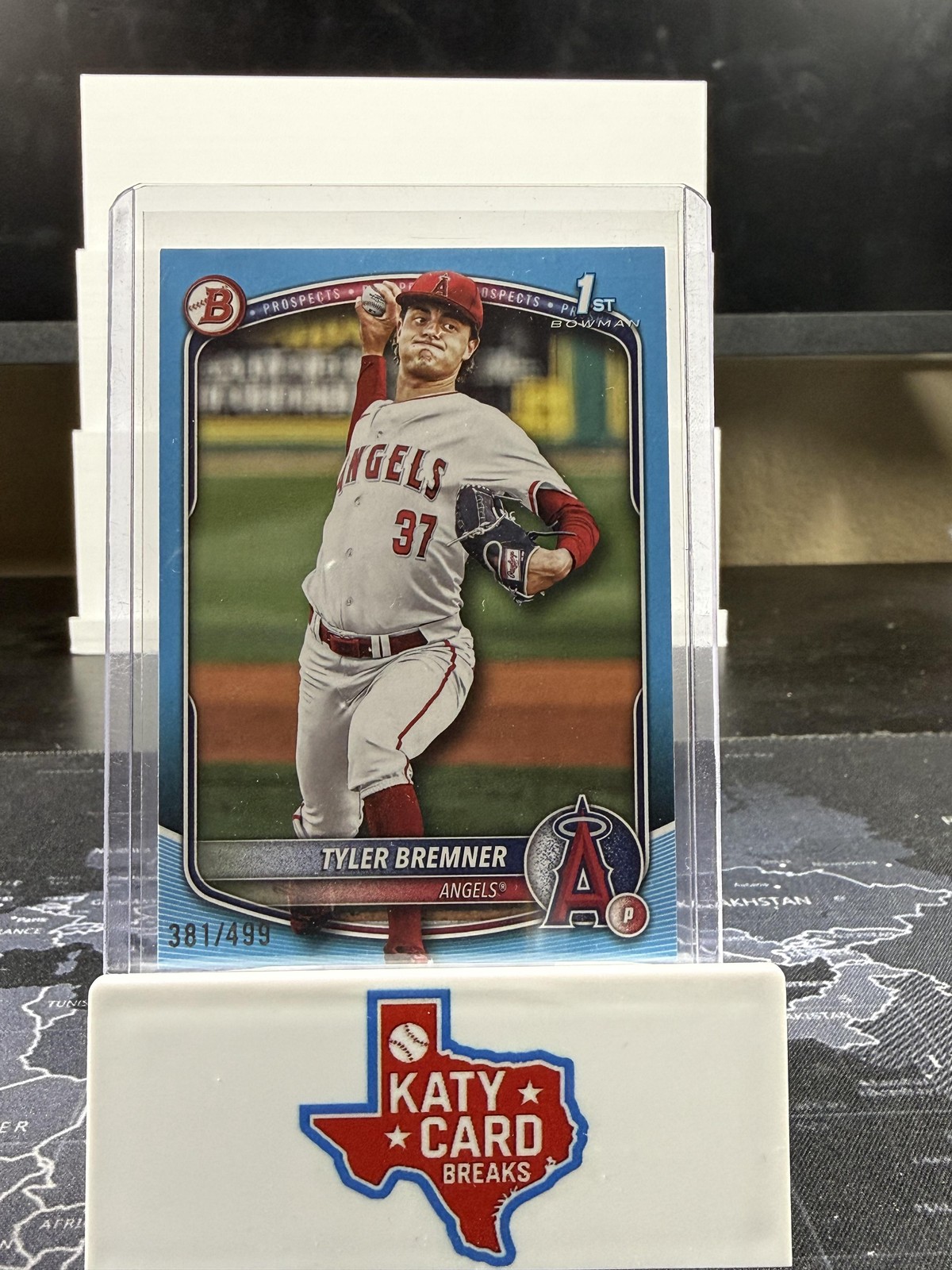 2025 Bowman Draft Tyler Bremner #BD-37 Sky Blue Paper 1st Bowman RC /499 Angels