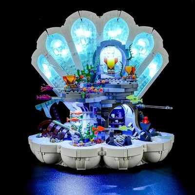 Yeabricks LED Licht für Lego-43225 Disney Die kleine Meerjungfrau Royal Clamshell