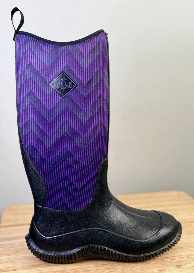 The Original Muck Boot Chore Boot womens  9 TALL PURPLE #090018 - Image 2 of 4