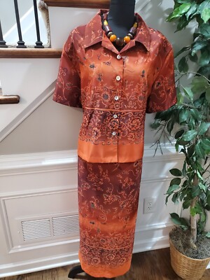 Two Twenty Women's Floral Polyester Casual Blazer & Maxi Dress 2 Piece Suit 2XL