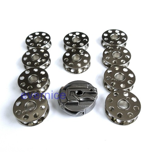 Bobbin Case 45751+10 bobbins for SINGER Featherweight Sewing Machine