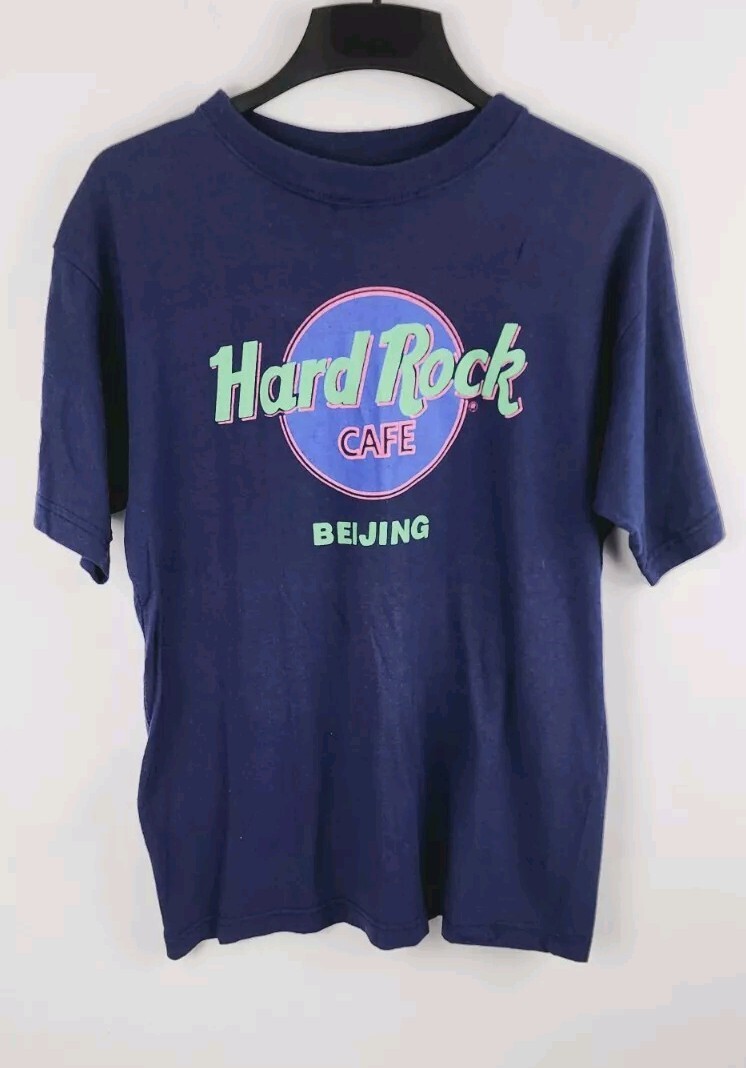 Hard Rock Cafe china 北京ヴィンテージTシャツ Vintage Hard Rock Cafe Beijing Shirt Blue Medium | eBay