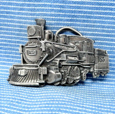 Steam Locomotive Train Engine 165 Belt Buckle 3D Vintage 1981 TGABC   .GTA083