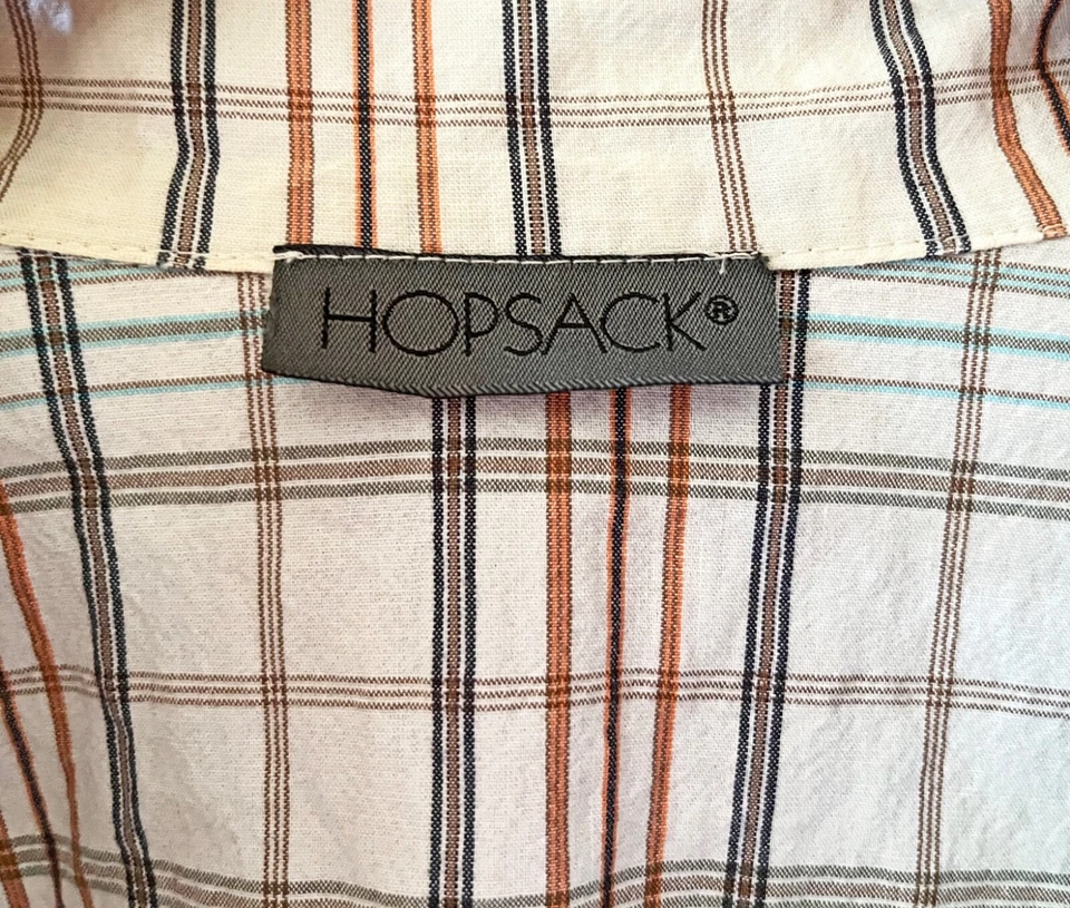 HOPSACK: Damen - Blazer, Größe 40 / M, L - beige, kariert, guter Zustand - Bild 2 von 3