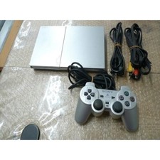 PlayStation 2 Satin Silver SCPH-90000 SS ps2 sony game Console Controller Cable