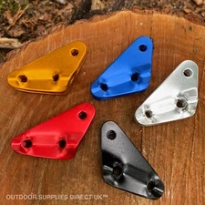 5x Metal Guyline Runners Tensioners Self-Locking Camping Tent Awning Tarp Rope