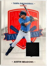 2021 Panini Chronicles America's Pastime Swatches Austin Meadows #68 Rays