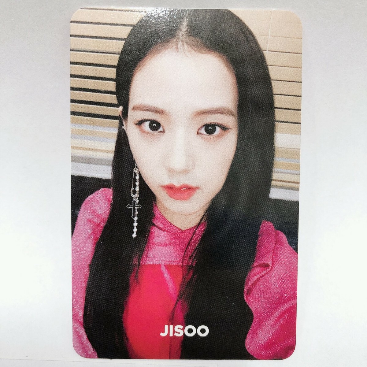 タレントカード BLACKPINK JISOO PHOTOCARD Jisoo Official Photocard BlackPink 1st Mini Album Square Up
