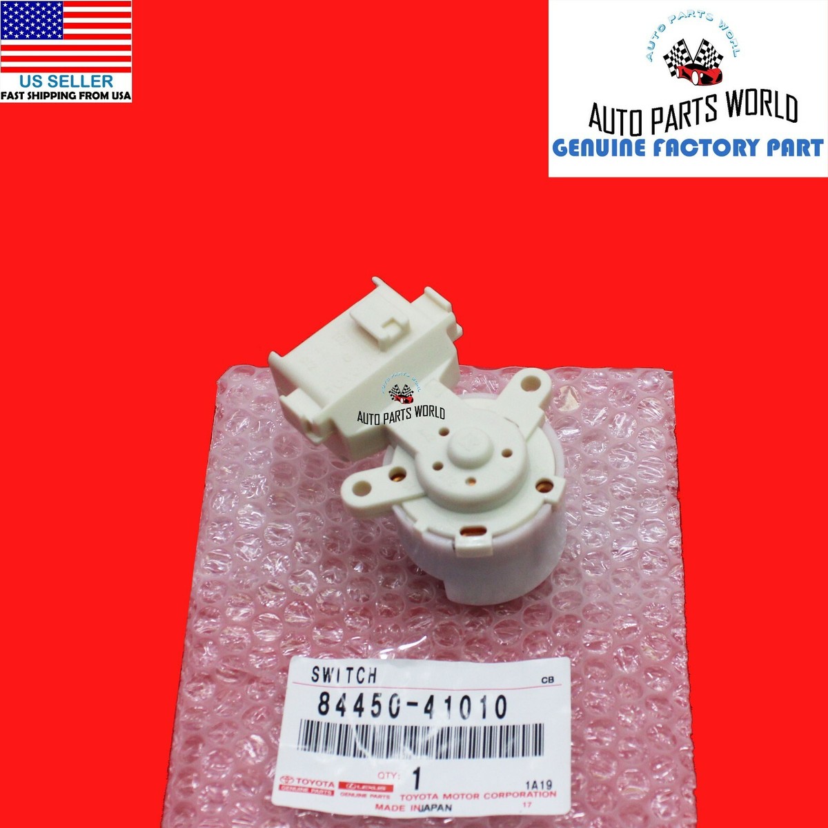 New Ignition Starter Switch For 1995+ Toyota 4Runner, Avalon, Tacoma - Part #84450-41010 8 thumbnail image