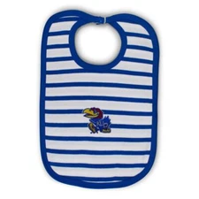 Kansas Infant Stripe Knit Bib