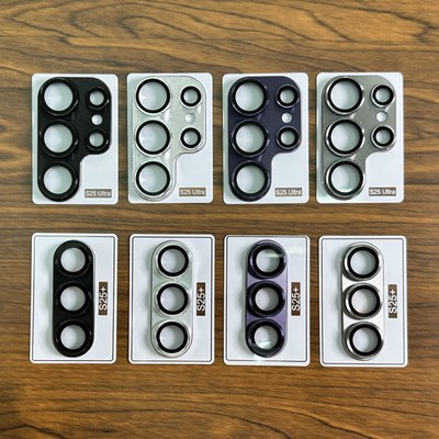 For Samsung Galaxy S25 Ultra S25 Plus Aluminum Metal Glass Camera Lens Protector