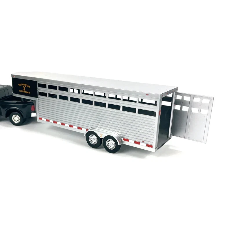 1:20 AMT Big Country *YELLOWSTONE* Dutton Ranch Livestock Trailer *NIB* - Image 2 of 4