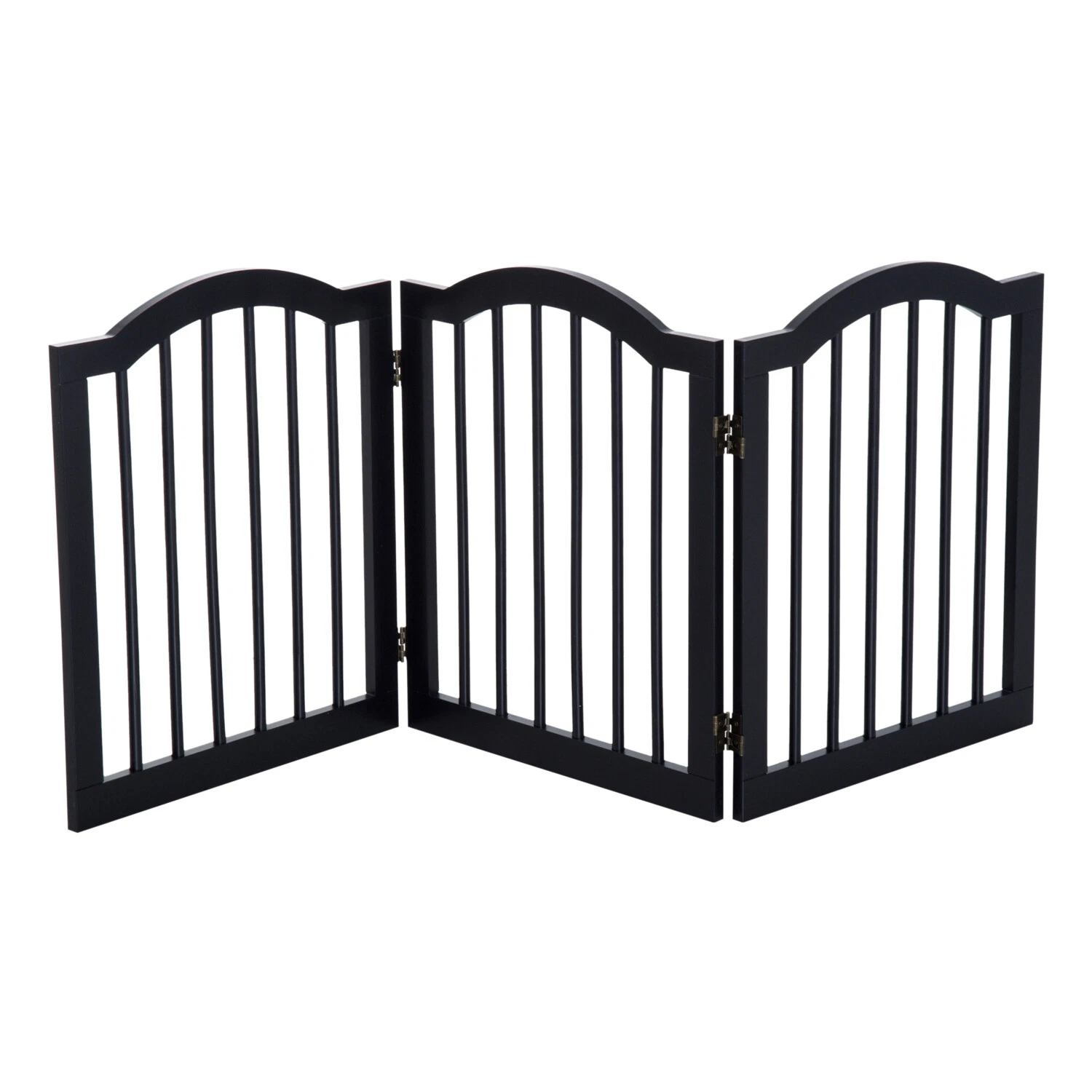 PawHut Dog Gate 3 Wood Panel Freestanding Pet Fence Folding Safety Barrier Black
Opens in a new wind