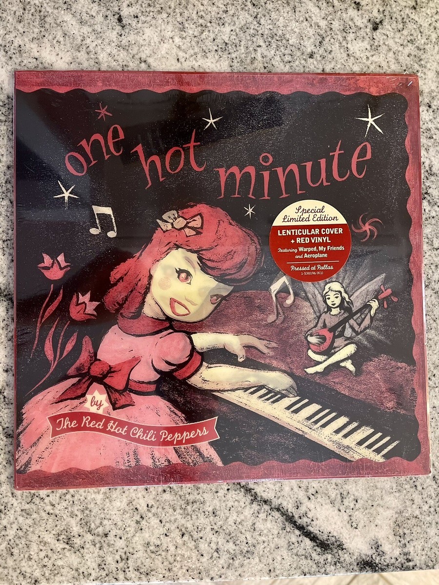 SEALED Red Hot Chili Peppers One Hot Minute Red Vinyl 3D