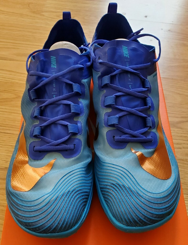 Size 12 - Nike Zoom Victory 5 XC Racer Blue Copper for sale