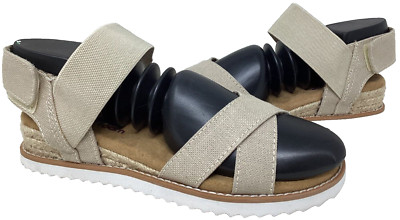 Skechers Women's Bobs Desert Kiss Secret Picnic Sandals Natural Size:6.5 202M