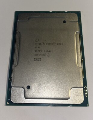 Intel Xeon Gold 6230 SRF8W 2.10 GHz Server CPU Processor