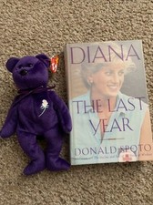 Ty Beanie Babies - Princess 1997 RARE, ERRORS Retired Diana, Princess Of Wales