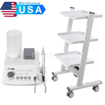 Dental Trolley Medical Tool Cart 110V /VRN Dental LED Ultrasonic Piezo Scaler A8