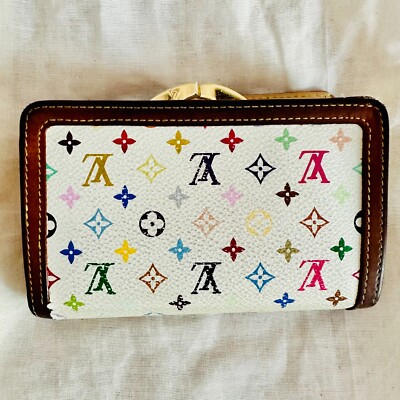 LOUIS VUITTON MURAKAMI MULTICOLOR MONOGRAM BIFOLD WALLET LOUIS VUITTON MURAKAMI MULTICOLOR MONOGRAM BIFOLD WALLET