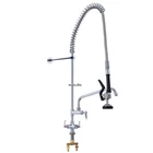 Commercial Kitchen Faucet Pull Down Sprayer Industrial Pre Rinse Spring Taps