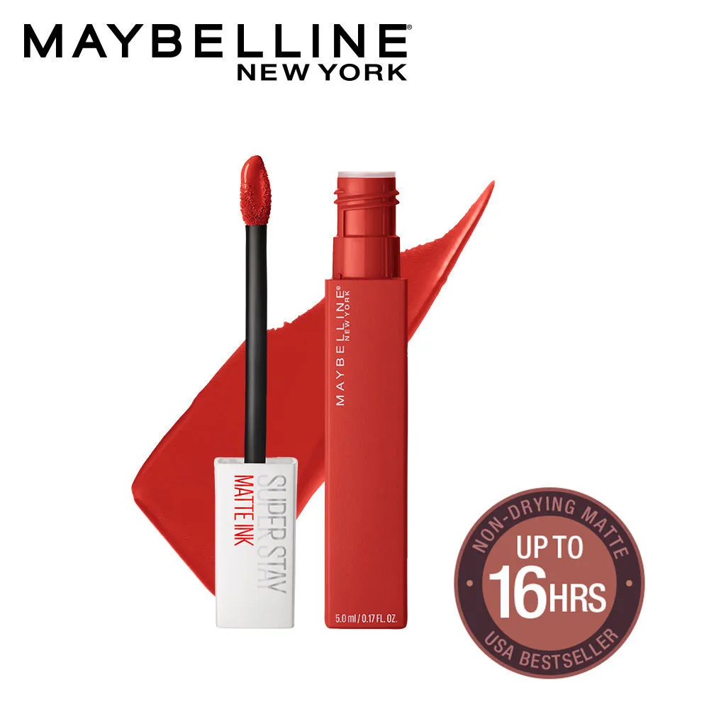 glans vertalen Verplaatsing Maybelline New York Super Stay Matte Ink Liquid Lipstick 5ml - 118 Dancer |  eBay