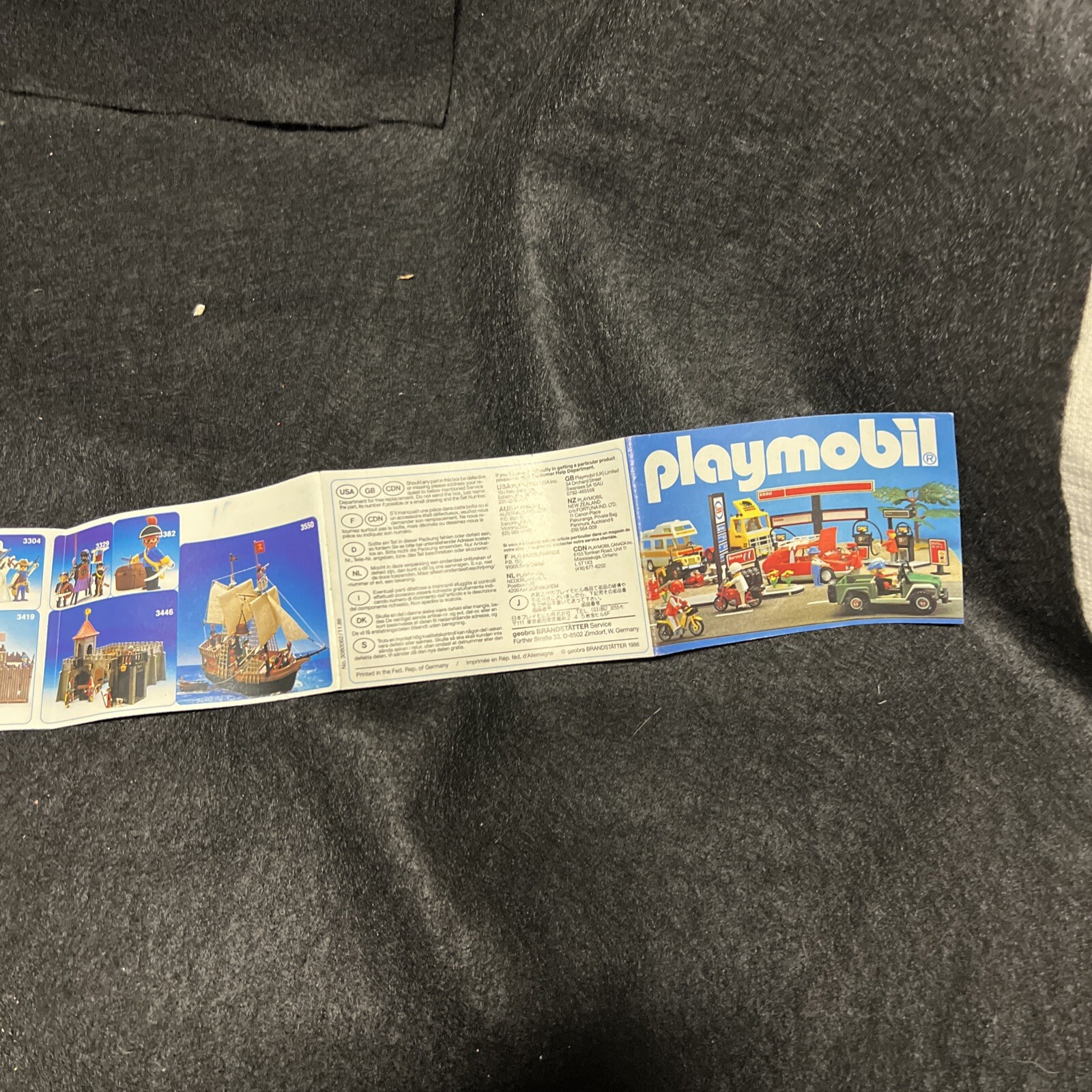 RARE BOITE PLAYMOBIL SYTEM VINTAGE 1979 Set Berger 3412